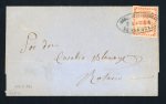 Stamp of Argentina » Argentine Confederation 1858, Small Figure, 5c red, on cover from Salta to Tucumán