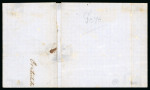 Stamp of Argentina » Argentine Confederation 1858, Small Figure, 5c red, on cover from Goya to Buenos Aires