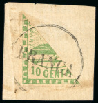 Stamp of Argentina » Argentine Confederation 1858-60, "Confederación" assembly of 27 stamps, mainly on fragments with a variety of usages.