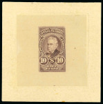 Stamp of Argentina » General issues 1889-91, 10p & 50p, prepared but not issued, die proofs