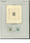 Stamp of Large Lots and Collections Argentina: 1889-91, "Sudamericana" Issue: assembly containing 41 proofs