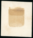 Stamp of Argentina » General issues 1889-91, Unissued 20c, die proof in black on chalk-surfaced paper with centre almost omitted