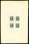 Stamp of Argentina » General issues 1892-95, "Bernardino Rivadavia", composite die proof