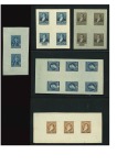 Stamp of Large Lots and Collections Argentina: 1892-95, "Tres Próceres", five reduced composite die proofs