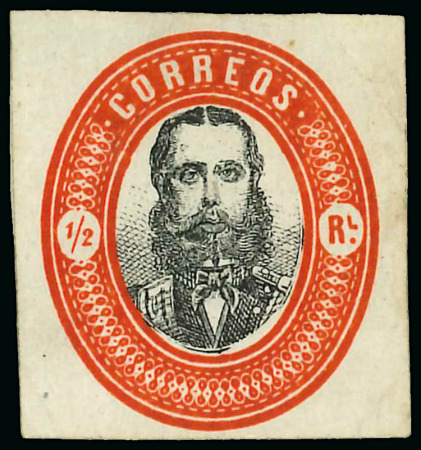 Stamp of Mexico Essays "Full Face" and "Profile"