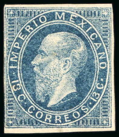 Stamp of Mexico 13c unoverprinted