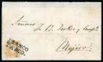 Stamp of Mexico Cuernavaca 25c lithographed Tasco on cover   