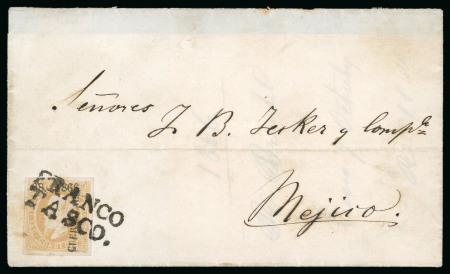 Stamp of Mexico Cuernavaca 25c lithographed Tasco on cover   