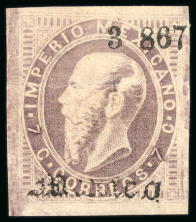 Stamp of Mexico Mexico 7c engraved unused consignment #3-1867  