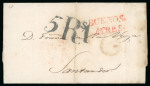 Stamp of Cuba 1773-1860 An extraordinary postal history assembly containing 78 items