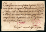Stamp of Cuba 1773-1860 An extraordinary postal history assembly containing 78 items