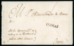 Stamp of Cuba 1773-1860 An extraordinary postal history assembly containing 78 items