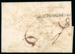 Stamp of Cuba 1773-1860 An extraordinary postal history assembly containing 78 items