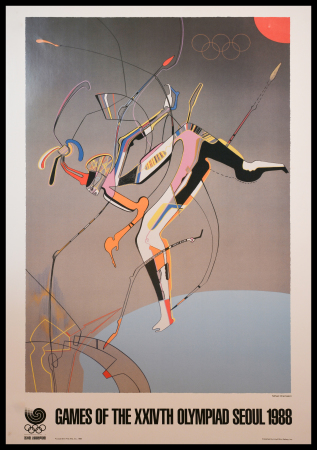 Stamp of Olympics » The Bob Christianson Collection of Olympic Posters 1988 Seoul group of 24 different official art posters, 61x86cm, published by Lloyd Shin Gallery,