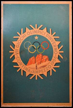 Stamp of Olympics » The Bob Christianson Collection of Olympic Posters 1956 Cortina official poster, 69x100cm