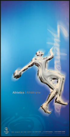 Stamp of Olympics » The Bob Christianson Collection of Olympic Posters 2000 Sydney set of 31 "metallic" posters, 43x84cm, showing different sports with a metallic figure