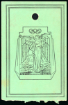 Stamp of Olympics » 1932 Lake Placid 1932 Lake Placid pair of daily tickets for the afternoon on Feb 12th, one for a child (buff colour) and one for an adult