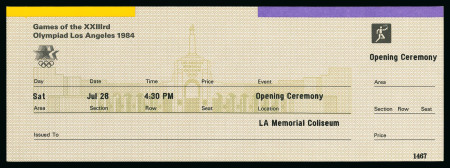 Stamp of Olympics » 1984 Los Angeles 1984 Los Angeles, group of 76 tickets