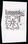Stamp of Japan » 1874, Cherry Blossoms, Foreign Paper, with syllabics 1874, 10 sen green, syllabic 2 (ro), two examples from positions 1 and 4