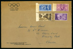 Stamp of Olympics » 1948 London 1948 London cover group incl. Organising Committee printed envelope with the Olympic set of four 