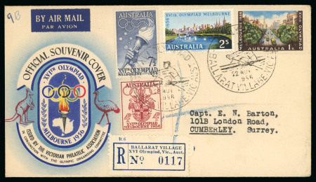 Stamp of Olympics » 1956 Melbourne 1956 Melbourne & Stockholm group of 52 covers/cards, etc.