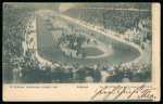 Stamp of Olympics » 1906 Athens Seventh Day: 1906 (Apr 15) Picture postcard of the stadium with "ATHENS / OLYMPIC / GAMES / (ZAPPEION)" cds