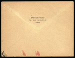 Stamp of Olympics » 1924 Paris » Covers and Cancellations "JEUX OLYMPIQUES / PARIS / MAI-JUIN-JUILLET" roller