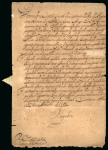 Stamp of Brazil » Postal History 1748 (Sept 17). Entire letter from the queen Anna Maria of Austria to the Captain-General and Governor of Rio de Janeiro