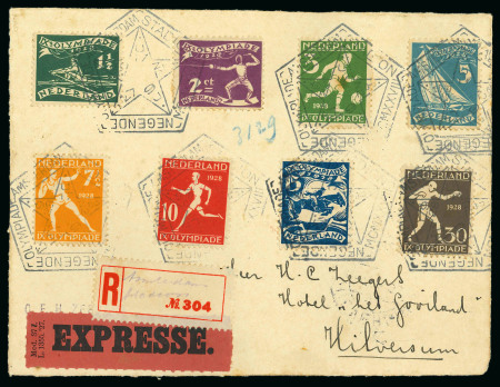 Stamp of Olympics » 1928 Amsterdam » Issued Stamps, Covers and Cancellations 1928 Amsterdam group of covers and postcards