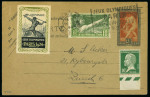 Stamp of Olympics » 1924 Paris » Covers and Cancellations 1924 Paris, group covers with cancellations and Olympic frankings