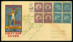 Stamp of Olympics » 1932 Los Angeles 1932 Los Angeles and Lake Placid group of covers and stamps
