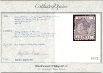 Stamp of Ireland » Forerunners (L1-L45) 1893, Colonial Design 2 1/2d blue, roughly perforated