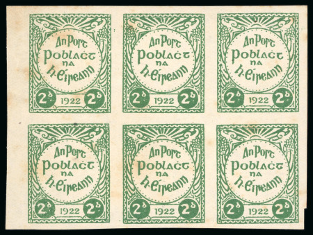 Stamp of Ireland » Forerunners (L1-L45) 1922, Irish Republican Army Issue: 2d green, imperforate