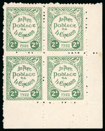 Stamp of Ireland » Forerunners (L1-L45) 1922, Irish Republican Army Issue: 2d green, perf.
