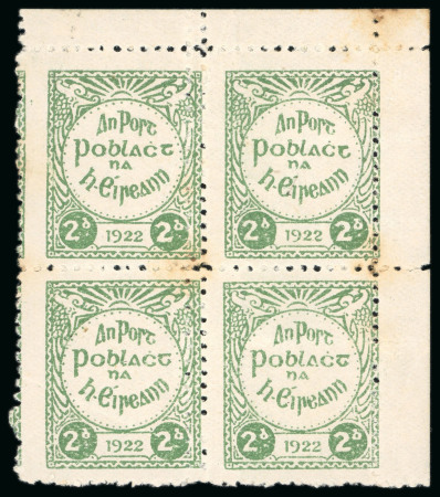 Stamp of Ireland » Forerunners (L1-L45) 1922, Irish Republican Army Issue: 2d green, perf.