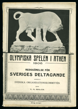 Stamp of Olympics » 1906 Athens Swedish Olympic Committee report for the 1906 Games