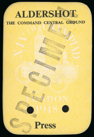 Stamp of Olympics » 1948 London 1948 London group of paper memorabilia from an official