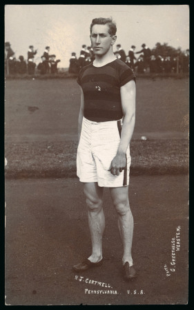 Stamp of Olympics » 1904 St. Louis Nathaniel J. Cartmell real photo picture postcard