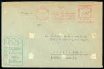 Stamp of Olympics » 1936 Berlin » Special Postmarks 1936 Berlin collection of Olympic slogan meter marks/franks, with 20 covers/cards, etc.