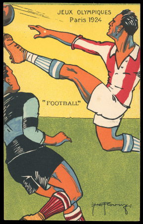 Stamp of Olympics » 1924 Paris » Postcards Floowy set of 10 different art deco cards showing an array of different sports