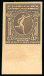 Stamp of Olympics » 1920 Antwerp 1920 and 1921 Olympic issue group, incl. 1920 imperf. set, Specimen set etc.