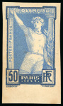Stamp of Olympics » 1924 Paris » Issued Stamps and Varieties 1924 Olympics stamp group, incl. early state proof, set of imperfs, etc.