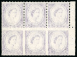 Stamp of Great Britain » Booklets 1958-65 3d. deep lilac booklet pane of 6, the lower