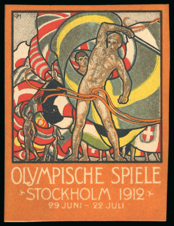 Stamp of Olympics » 1912 Stockholm » Vignettes 1912 Sotckholm set of 16 mint poster stamps/vignettes with the different languages