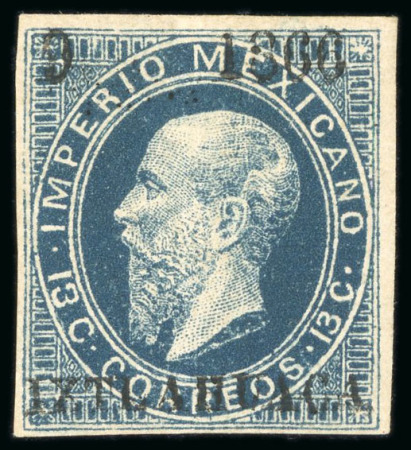 Stamp of Mexico Ixtlahuaca 13c + 25c lithographed unused       