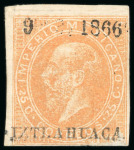 Stamp of Mexico Ixtlahuaca 13c + 25c lithographed unused       