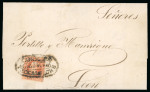 Stamp of Mexico Lagos 25c lithographed Teocaltiche on cover 