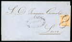 Stamp of Mexico Lagos 25c lithographed San Juan de los Lagos on cover 