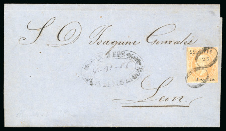 Stamp of Mexico Lagos 25c lithographed San Juan de los Lagos on cover 
