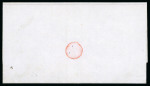 Stamp of Mexico Lagos 25c lithographed very dark color on cover 
